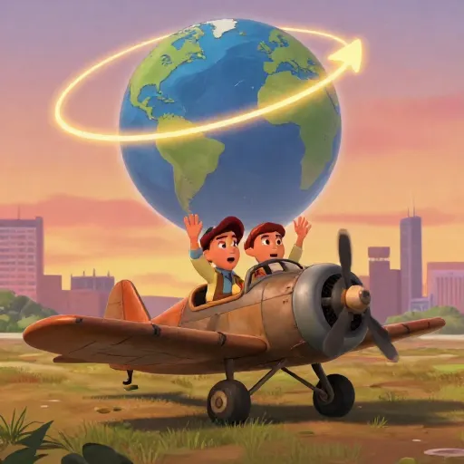 First Around-the-World Flight Takes Off!