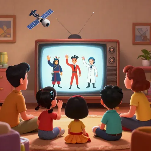 The World's First Global TV Show Airs