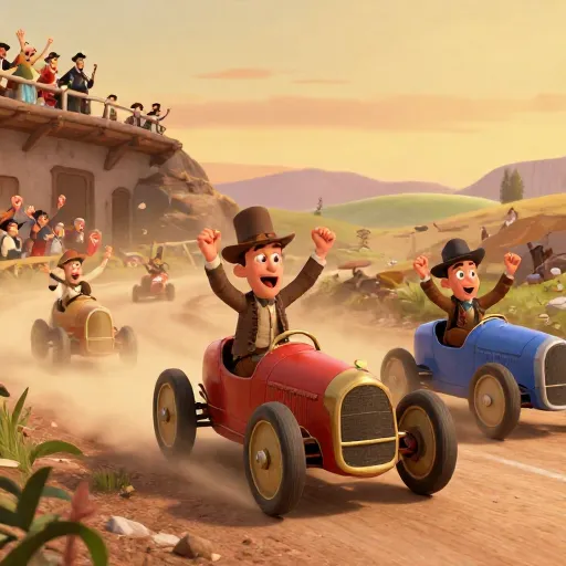 The Very First Grand Prix Car Race!