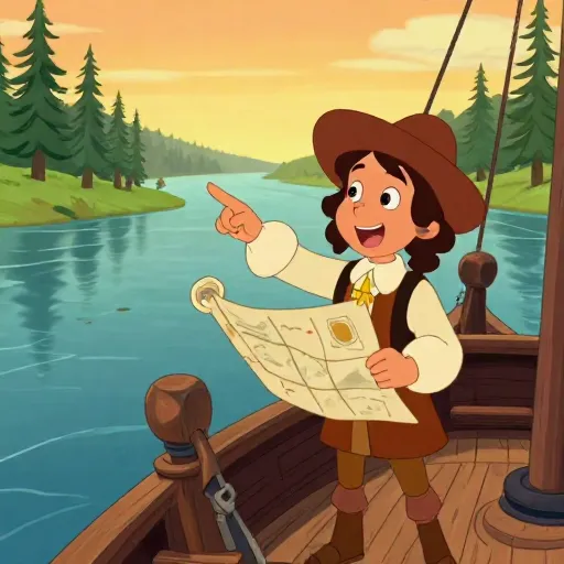 The Saint Lawrence River is Mapped by a Frenchman