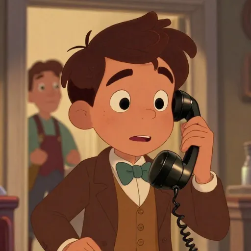 The Very First Phone Call Rings Out!