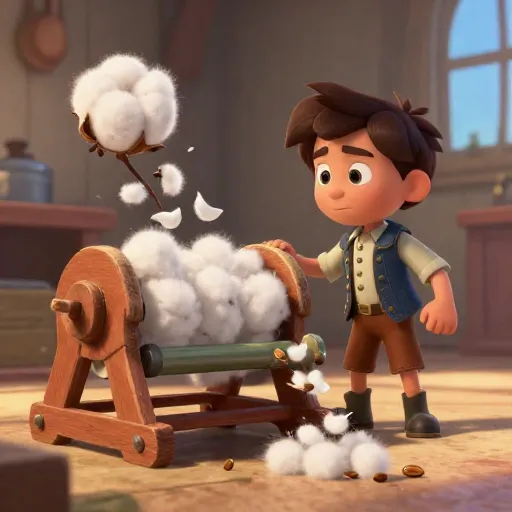 Cotton Gin Patent Changes Farming Forever