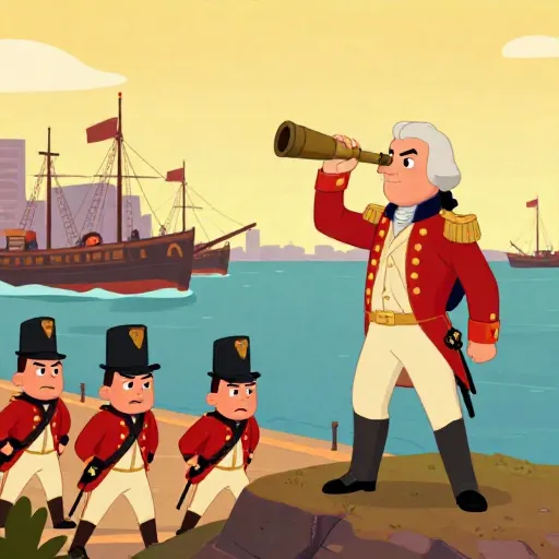 British Troops Evacuate Boston City