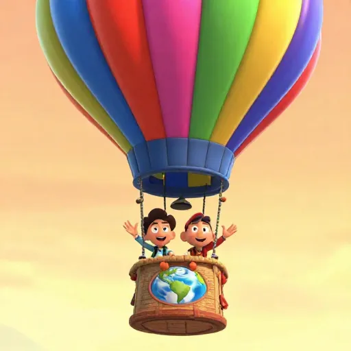 First Hot Air Balloon Circles Earth