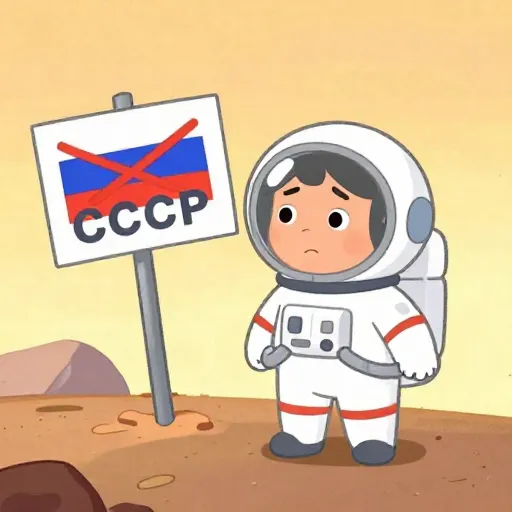 Cosmonaut Returns to a Brand New Country