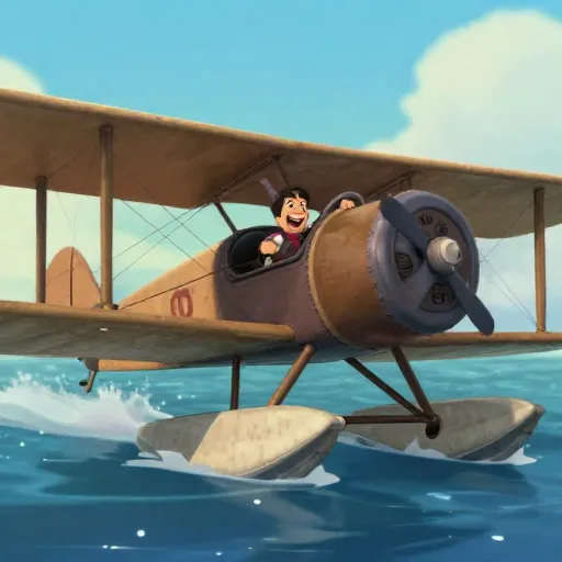 First Seaplane Takes Off from Water