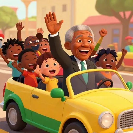 Nelson Mandela Becomes South Africa's First Black President