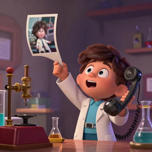 First Photos Sent by Telephone Wires