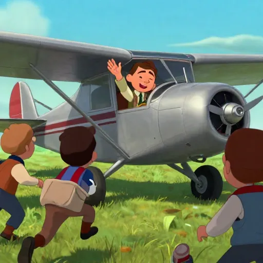 Lucky Lindy Crosses the Atlantic Solo