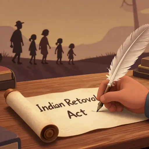 President Jackson Signs the Indian Removal Act