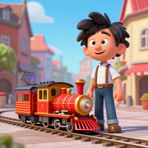 Werner von Siemens Shows Off an Electric Train