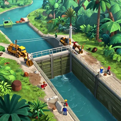 USA Takes Over the Panama Canal Construction