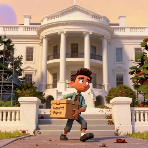 President John Adams Moves into the White House