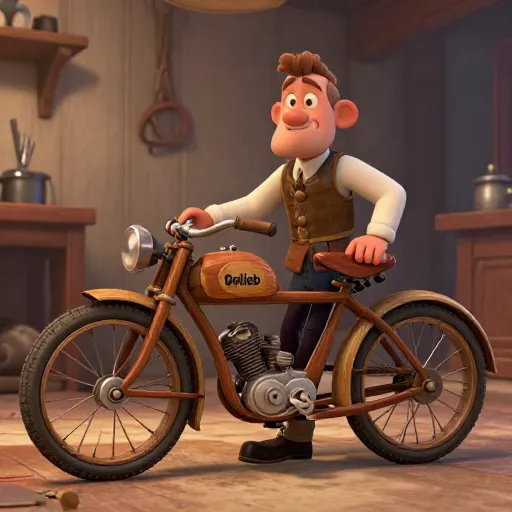 The World's First Motorcycle Rolls Out