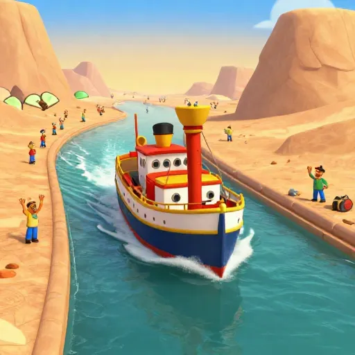 The Suez Canal Finally Opens for Boats