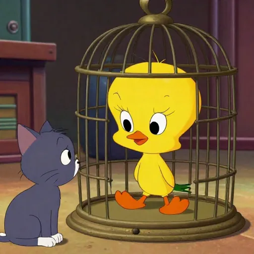 Tweety Bird Makes His Tiny Debut!