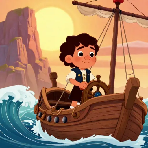 Vasco da Gama Sails Around the Cape of Good Hope