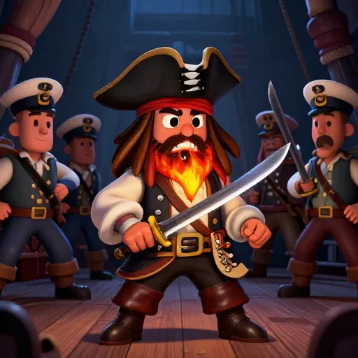 The Infamous Pirate Blackbeard Meets His End