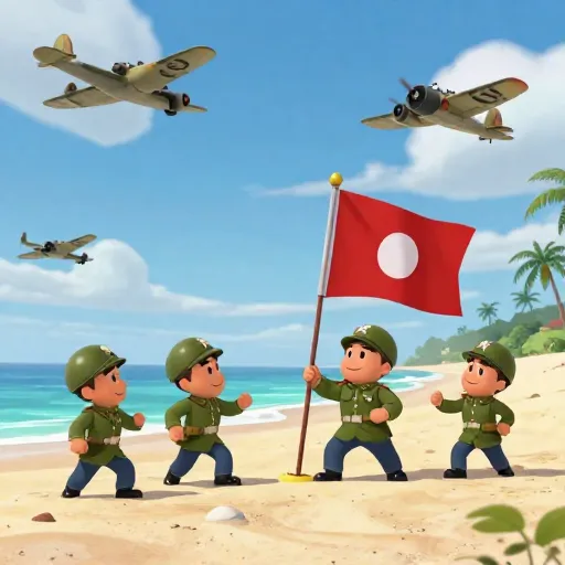 US Forces Win Tough Pacific Battles