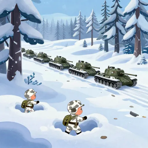 The Start of the 'Winter War' in Finland