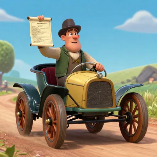 The First U.S. Car Patent is Granted