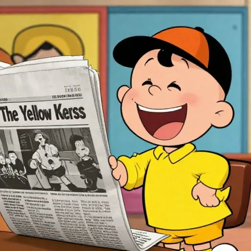 The First Real Comic Strip Hits the News