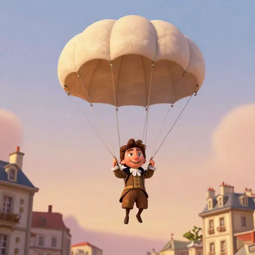 The First Real Parachute Jump!