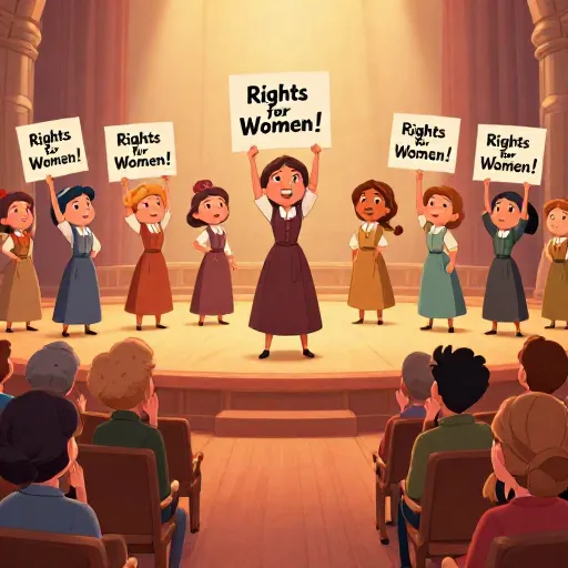 Women Fight for the Right to Vote Starts