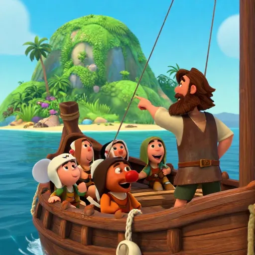 Columbus Reaches Cuba on His Voyage