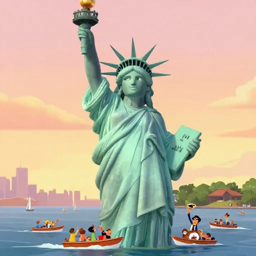 Lady Liberty Arrives and is Dedicated!