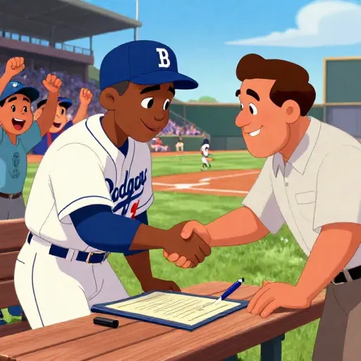 Jackie Robinson Makes Baseball History