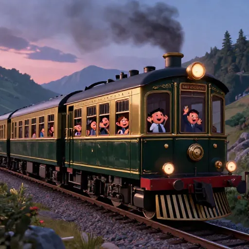 The Super-Fancy Train Rolls Out