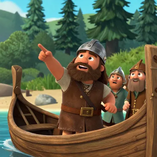 Leif Erikson Lands in 'Vinland'