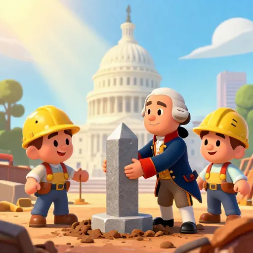 Washington Lays the Capitol Cornerstone