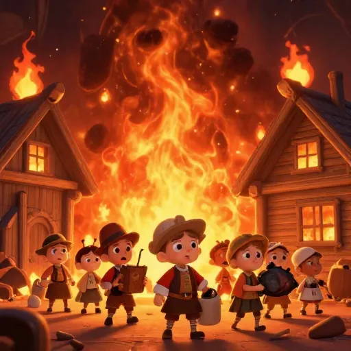 The Great Fire of Moscow Erupts