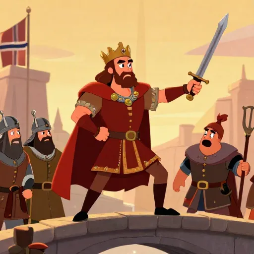 King Harold II Defeats the Viking Army