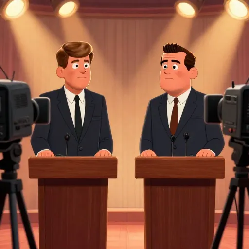 First US Presidential Debate on TV