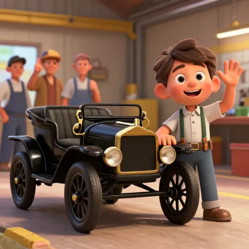 The Amazing Model T Rolls Off the Line