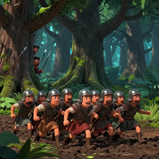 The Roman Army Gets Ambushed in the Forest