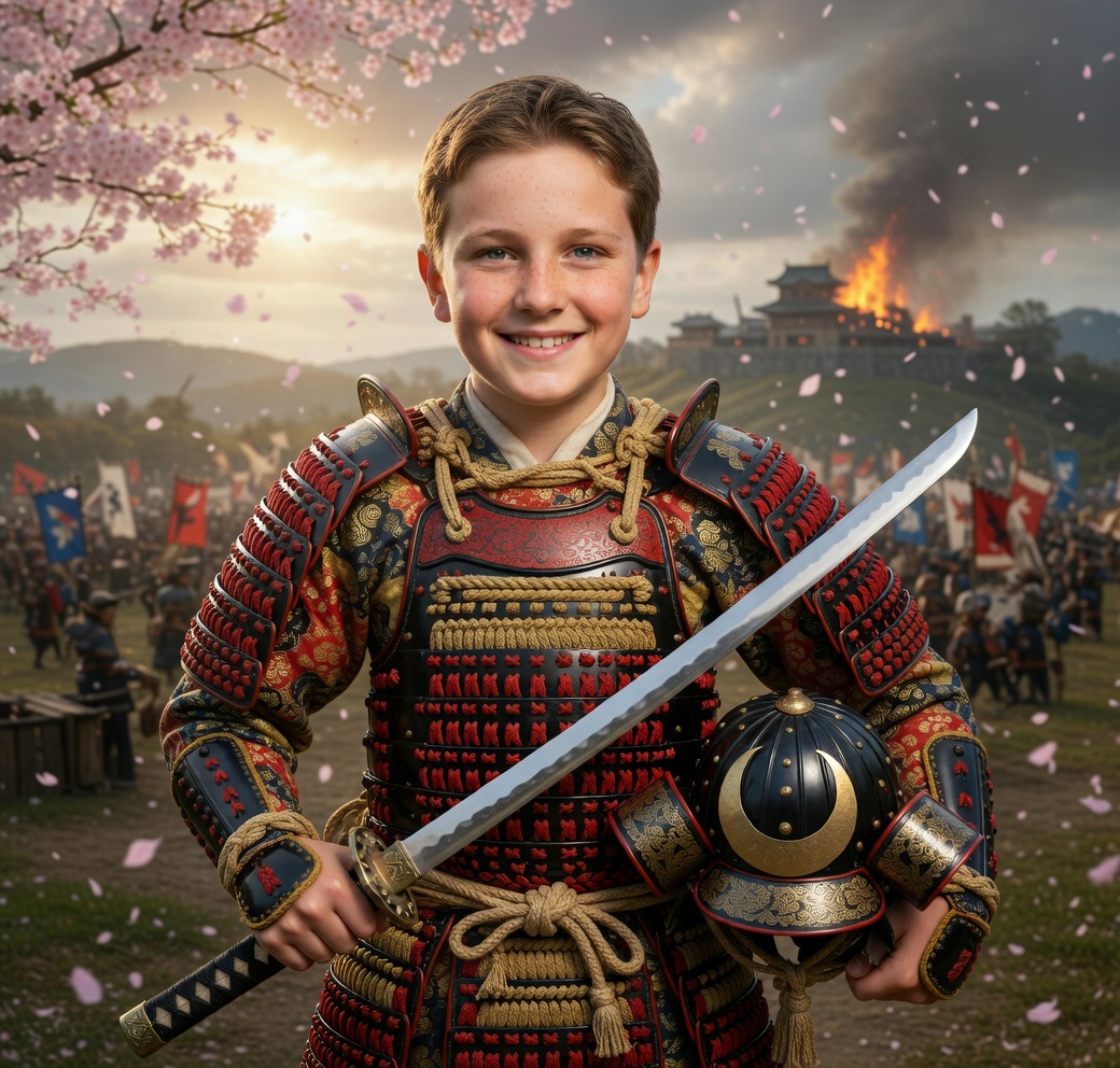 Samurai Warrior portrait