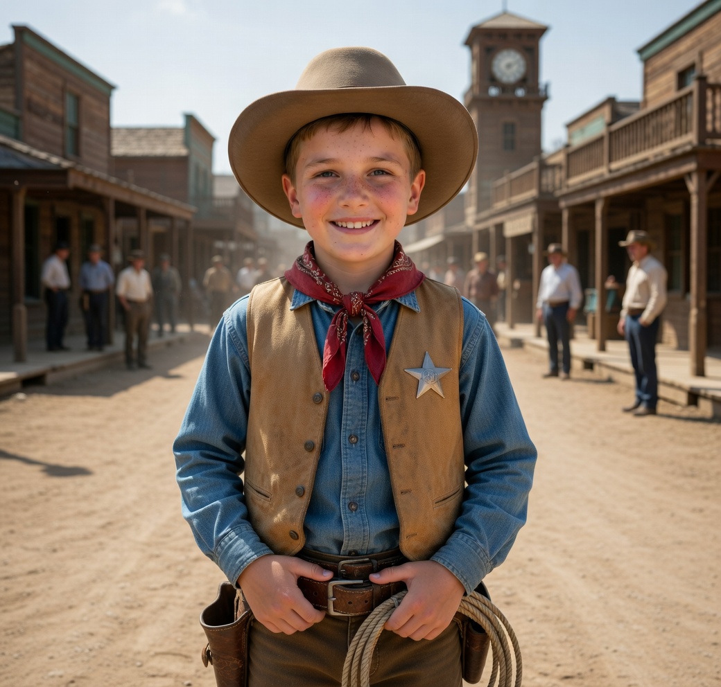Wild West Sheriff portrait