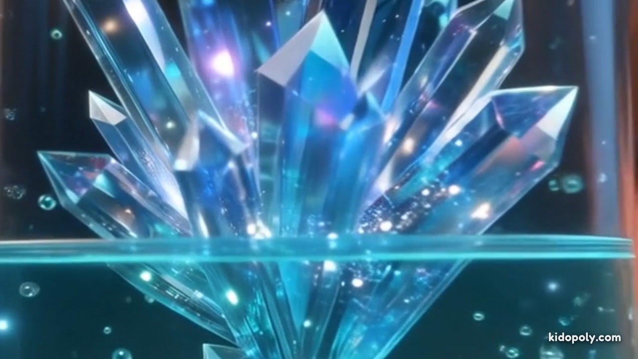 Crecimiento de Cristales Brillantes