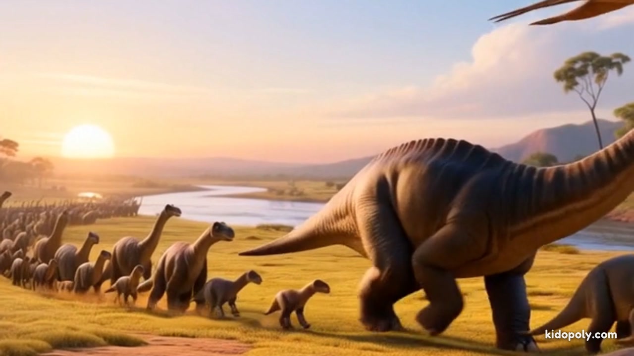 Las Manadas de Dinosaurios Vagaban