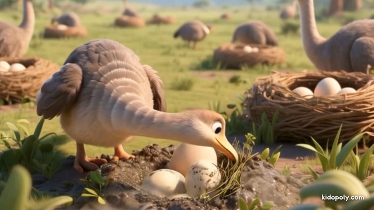 Nidos de Huevos de Dinosaurio