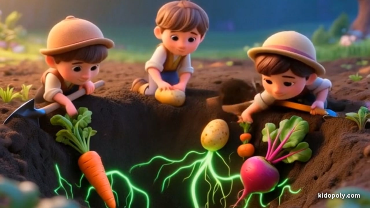 Tesoros de Comida Bajo Tierra