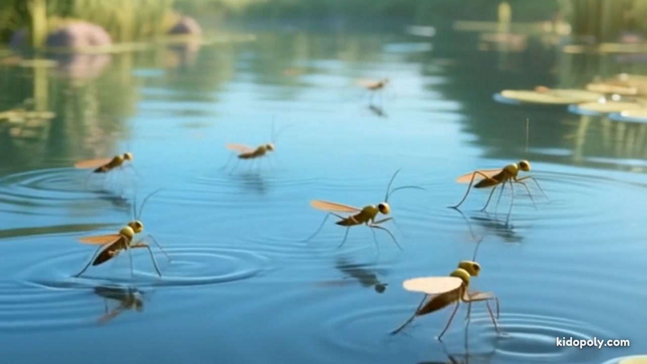 Insectos que Caminan sobre el Agua